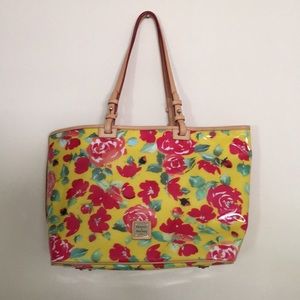 Dooney & Bourke large floral handbag